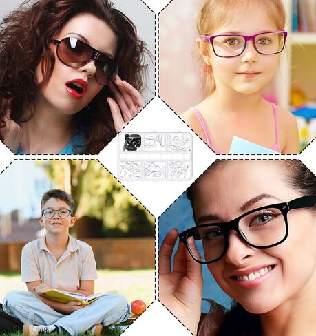 18 زوجًا من وسادات الأنف للنظارات، طقم استبدال وسادة الأنف للنظارات من السيليكون للنظارات الشمسية (شفاف) in Kuwait