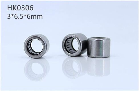 عالية السرعة HK0306 الدقة إبرة مصغرة تحمل ABEC-1 محامل كأس مسحوبة مع نهايات مفتوحة 3X6.5X6mm in Saudi Arabia