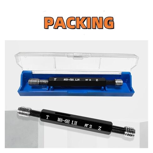 1 piece 6H M57 LH-M60 LH Steel Gauge Metric fine Thread Left Tooth Measuring Tool(X 0.5 LH,M59) in Saudi Arabia