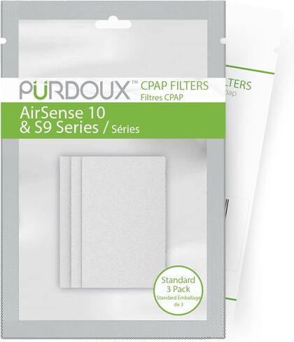 PURDOUX CPAP Filters for ResMed AirSense 10 and S9 Devices (Standard 15 Pack) - CPAP Supplies, CPAP Accessories, CPAP Supplies Filters for CPAP Machine in Saudi Arabia