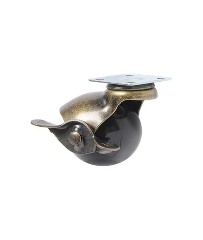 Pack of 4 1.5-inch Flat Earth Wheels with Brake Wheels/Furniture casters/Universal Ball Wheels/Sofa Ball Wheels in Saudi Arabia