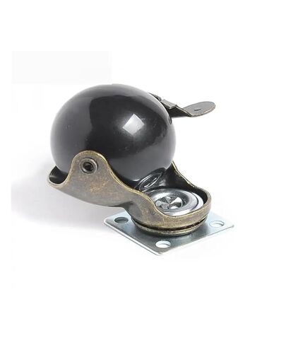 Pack of 4 1.5-inch Flat Earth Wheels with Brake Wheels/Furniture casters/Universal Ball Wheels/Sofa Ball Wheels in Saudi Arabia