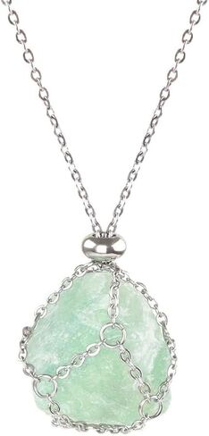 Handmade Stainless Steel Cage for Stone, Crystal Cage Holder Necklaces, Crystal Pendant Necklace, for Jewelry Making Women Men in Saudi Arabia