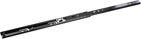 2 Sections Metal Drawer Slide Rail Tracks Ball Bearing Slides Side Mount Type (11 Inch, Black) in Kuwait