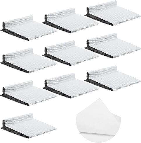 Hecila 10 Pcs Self-Adhesive Door Corner Seals Weather Stripping Door Seal Strip for Door-Frame Filler Seal Strip Stopper Raised Behind Weatherstripping for Noise Isolation and Weather in Saudi Arabia