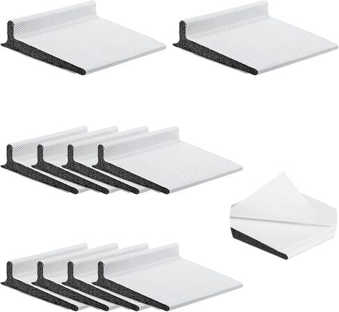Hecila 10 Pcs Self-Adhesive Door Corner Seals Weather Stripping Door Seal Strip for Door-Frame Filler Seal Strip Stopper Raised Behind Weatherstripping for Noise Isolation and Weather in Saudi Arabia