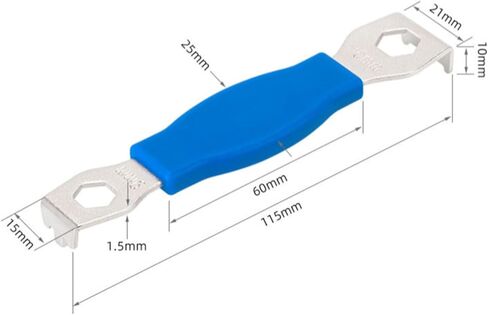 Bicycle Chainring Wrench – 9/10 mm Spanner & Nut Wrench – Professional Bike Repair Tool for Mountain Bikes & Road Bikes – Precise Fit for Chainring Bolts, Crank Arms & Gear Adjustments in Saudi Arabia