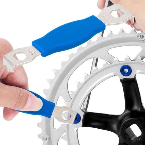 Bicycle Chainring Wrench – 9/10 mm Spanner & Nut Wrench – Professional Bike Repair Tool for Mountain Bikes & Road Bikes – Precise Fit for Chainring Bolts, Crank Arms & Gear Adjustments in Saudi Arabia