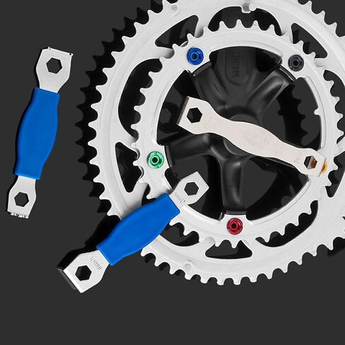 Bicycle Chainring Wrench – 9/10 mm Spanner & Nut Wrench – Professional Bike Repair Tool for Mountain Bikes & Road Bikes – Precise Fit for Chainring Bolts, Crank Arms & Gear Adjustments in Saudi Arabia