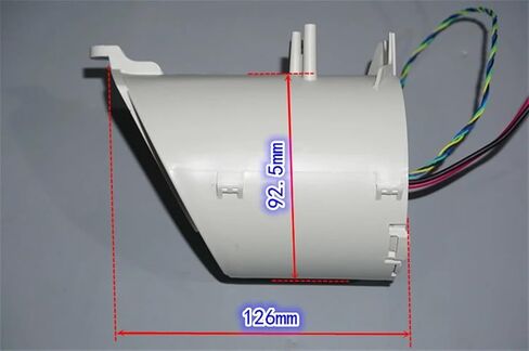 22.2V150W brushless motor suction fan with built-in drive, high-speed vacuum suction and floor scrubber brushless fan in Saudi Arabia