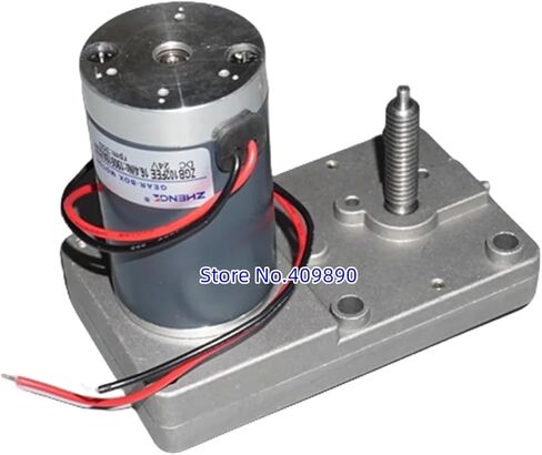 1PCS 7-Type Metal Gear Reduction Motor with Reversing Shaft and Trapezoidal Lead Screw for 12V/24V in Saudi Arabia