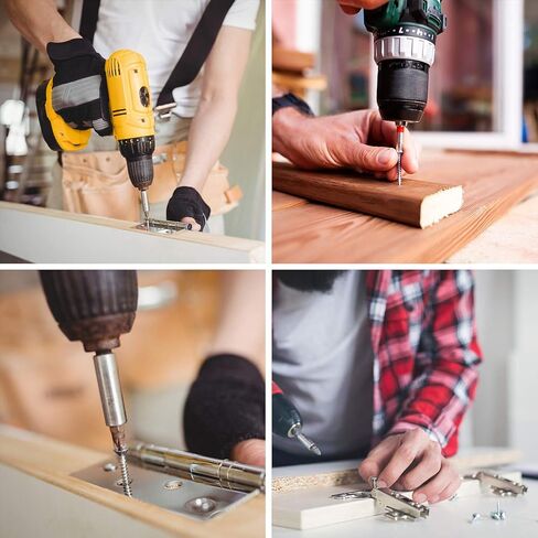 #8x3/4 "مسامير الخشب 100 قطعة رأس مسطح 304 الفولاذ المقاوم للصدأ سريع الذاتي التنصت على دريوال مسامير للأثاث النجارة in Kuwait