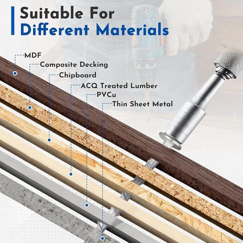 #10 × 2-1/2 بوصة براغي موصل SD، براغي تعليق الرافعة 1/4 بوصة رأس سداسية بقطر 0.380 بوصة، مجلفنة ميكانيكيًا، للبناء، وتحسين المنزل (500 قطعة) in Kuwait