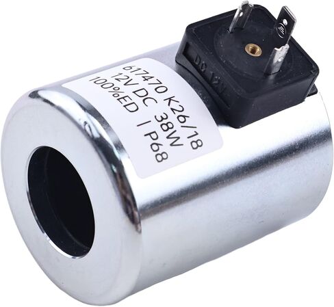 مجموعة ملف إمداد الطاقة الهيدروليكي JEENDA 617470 متوافقة مع ملف صمام الملف اللولبي 12VDC 38W in Saudi Arabia