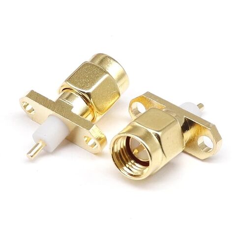 RF Connector SMA-JF Two-Hole Rhombus Fixed Flange Male Seat SMA Male Header Inner Screw 1Pcs in Saudi Arabia