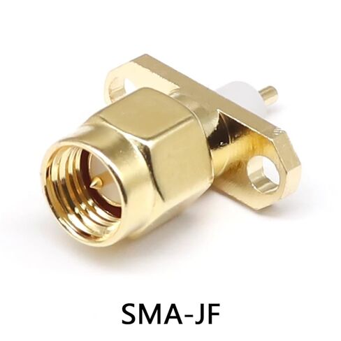 RF Connector SMA-JF Two-Hole Rhombus Fixed Flange Male Seat SMA Male Header Inner Screw 1Pcs in Saudi Arabia