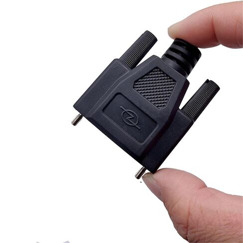 1 قطعة DB9 / DB15 DB25 قذيفة سوداء الذكور والإناث المنفذ التسلسلي مرة واحدة حقن صب يموت (DB25) in Kuwait