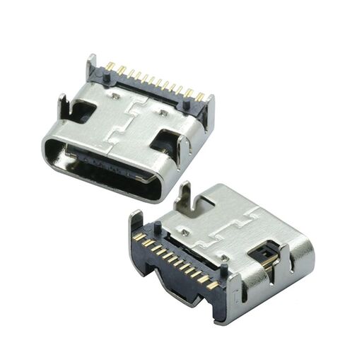 1000 قطعة/الوحدة نوع C 16 دبوس SMT موصل مقبس USB 3.1 نوع-C أنثى وضع SMD DIP in Kuwait