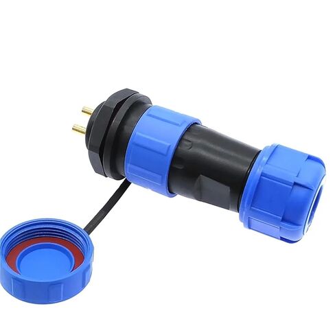 SP2110 SP2112 موصل الجوز الخلفي SP21 2pin 3pin 4pin 5pin 7pin 9pin 12 Pin IP68 موصلات المقبس 1 قطعة (2 دبوس) in Kuwait