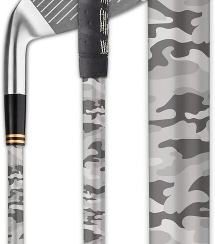 Golf Club Skin & Wraps: Ultimate Protection, Personalized Flair & Variety of Designs | Easy Application, Premium Materials for Durability & Style | Golf Accessory, Grey Camo in Saudi Arabia