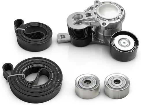 Serpentine Belt Tensioner Component Kit Fit for Ford Explorer 2000-2005, for Ranger 2001-2011, for Mazda B4000 2001-2010, for Mercury Mountaineer 2000-2001 Replace 38137 38001 in Saudi Arabia