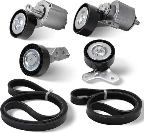 Serpentine Belt Tensioner Component Kit Fit for Ford Explorer 2000-2005, for Ranger 2001-2011, for Mazda B4000 2001-2010, for Mercury Mountaineer 2000-2001 Replace 38137 38001 in Saudi Arabia