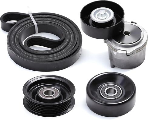 Serpentine Belt Tensioner Component Kit Fit for Ford Explorer 2000-2005, for Ranger 2001-2011, for Mazda B4000 2001-2010, for Mercury Mountaineer 2000-2001 Replace 38137 38001 in Saudi Arabia