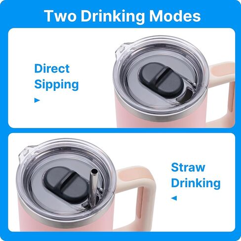 30oz Replacement Lid for 30oz Stanley Quencher H2.0 & ProTour Tumbler, Leak Proof Lid Fit for Stanley Cup, Reusable Dustproof Tumbler Cover(2 Pack) in Saudi Arabia