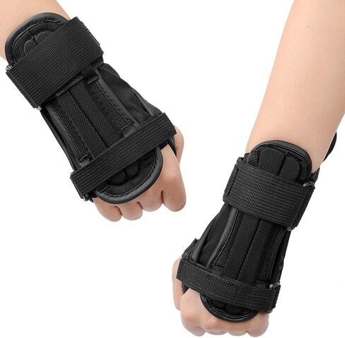 واقيات معصم رياضية من TXJ، دعم معصم مرن واقٍ للتزلج على الجليد، والتزلج، وتصميم للجنسين مناسب للأطفال/الشباب/البالغين in Kuwait