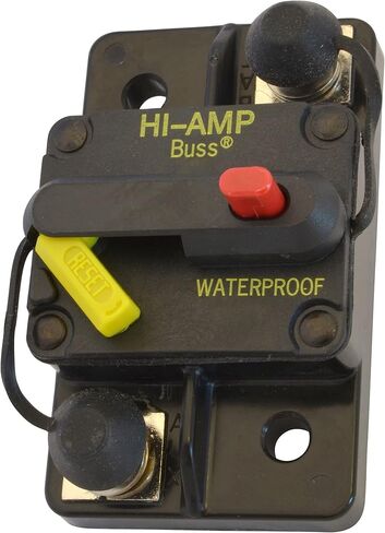 Bussmann CB285F-110 قاطع دائرة مقاوم للطقس البحري عالي الأمبير من النوع III (110 أمبير)، حزمة واحدة in Saudi Arabia