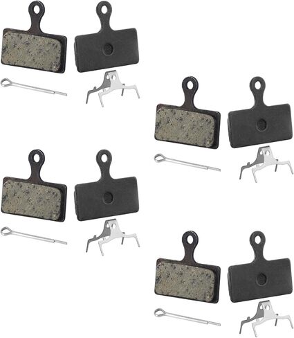 4 Pairs Bicycle Brake Pads, Premium Semi-Metallic Mountain Bike Disk Brake Pads Replacement Compatible with Shimano Deore M615 M666 M675 M785 M960 M985 M988 in Saudi Arabia
