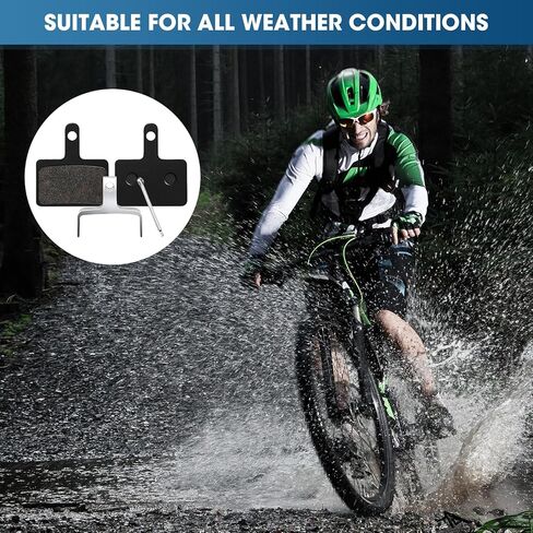 8 أزواج من وسادات فرامل الدراجة المتوافقة مع Trp Tektro Shimano Deore، وسادات فرامل عالية الأداء لفرامل قرص الدراجة الجبلية in Kuwait