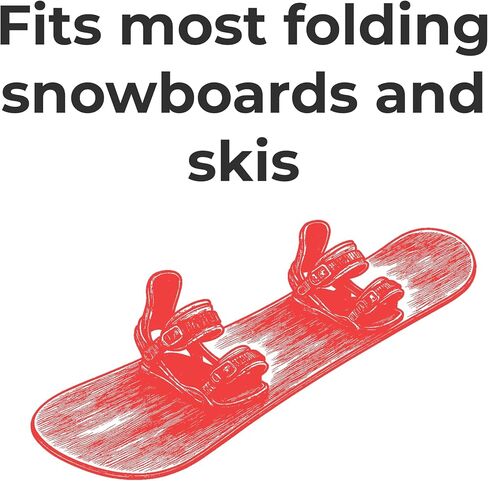 Snowboard/skis Storage Bag - Premium USA Made Quality - Heavy Duty Clear Bag for Moving and Storage - Waterproof, Dustproof, Tear Resistant in Kuwait