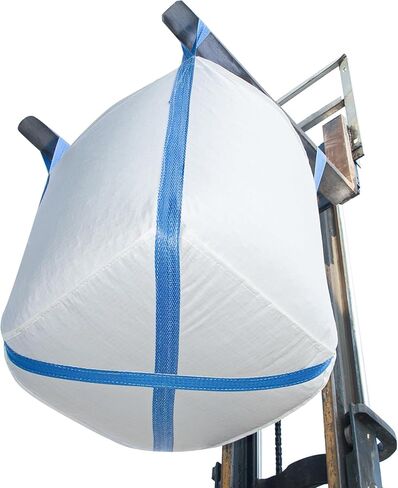 2PACK FIBC Bulk Bag,Flexible Bulk Bags 1.5 Ton Bag, 35"L x 35"W x 43"H, 3300lbs SWL, Duffle Top Flat Bottom Heavy Duty, Woven Polypropylene Bags(2) in Saudi Arabia