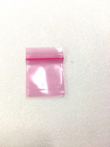 125125 (1.25 بوصة × 1.25 بوصة) أكياس وردية اللون من ماركة Apple حقائب صغيرة قابلة للإغلاق، علبة تحتوي على 1000 قطعة in Kuwait