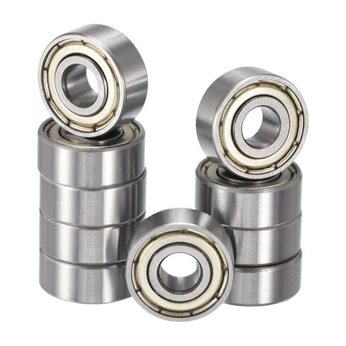 DEEG 10 قطع R2ZZ محمل كروي ذو أخدود عميق ID 1/8"×OD 3/8"×عرض 5/32" محمل كروي معدني مزدوج محمي من الكروم الصلب P0 Z2 للآلات الصناعية وأدوات الطاقة والمعدات الميكانيكية... in Saudi Arabia