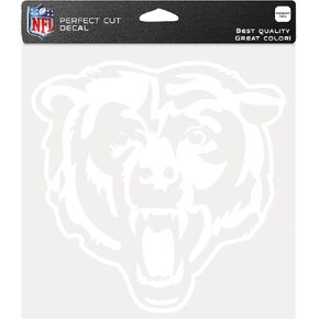 NFL Chicago Bears Perfect Cut White Decal, 8 x 8-Inch in Kuwait