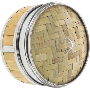 Traditional Steamer Basket with Lid Vegetable Steamer for Dumplings Bao Buns and Dim Sum for Home Commercial Cooking Multiuse Sturdy Design in Kuwait