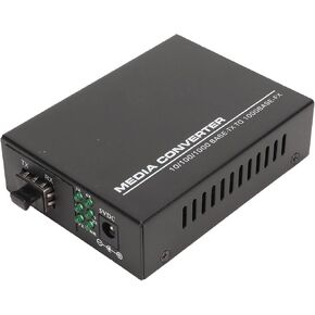 محول وسائط ألياف جيجابت SUNGOOYUE، محول إيثرنت SFP إلى RJ45 مع منافذ FX قابلة للتبديل السريع، للوضع الفردي ووحدات SFP من الألياف الضوئية متعددة الأوضاع 10 100 1000 Base T (قابس الولايات المتحدة) in Saudi Arabia