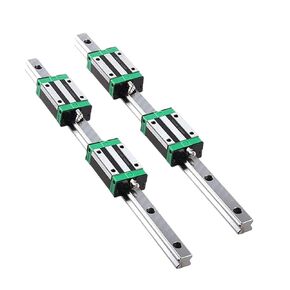 2 HGR15 with 4 Block Linear Guide Rails and Sliding Guide rods(250mm) in Kuwait