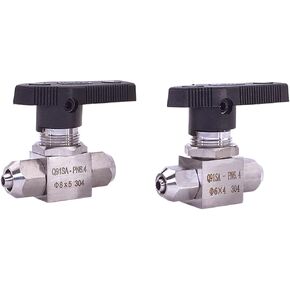 2-Way Stainless Steel Quick Screw Ball Valve OD Tube 4mm 6mm 8mm 10mm 12mm PU Hose Trachea Valve Switch Valve(6mm OD Tube) in Kuwait