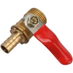 Brass Barbed Ball Valve 3/8" Male Thread to Barbed 8mm Hose Pipe Connect Interface Copper Connector Joint Coupler Pipe Fittings in Kuwait