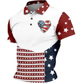 250 Years of Freedom Polo Shirt-250 Years Anniversary Polos Patriotic Flag Shirt 4Th July Tee Sport, M-3XL in Kuwait