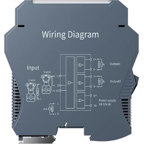 4-20mA Analog Signal Isolator Fast Response 0-10V to 4-20mA 1 in 4 Out DC24V(Output 0-20mA,Input 4-20mA) in Kuwait