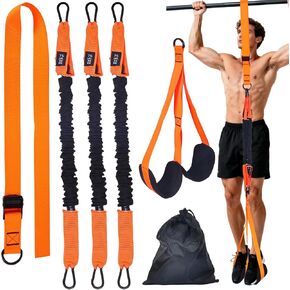 Pull-Up Assistance Bands Set – Heavy Duty Adjustable Resistance Band with Feet/Knee Rest for Home Gym Strength Training in Saudi Arabia
