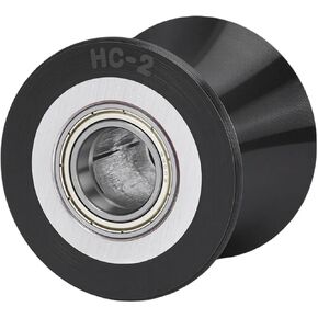 عجلة البكرة، بكرة بلاستيكية من البولي يوريثان مقاس 62 مم، محامل معدنية ذات هيكل متين، مثالية لمعدات الصالة الرياضية التجارية وأنظمة أبواب المرآب والمشروعات المنزلية in Kuwait