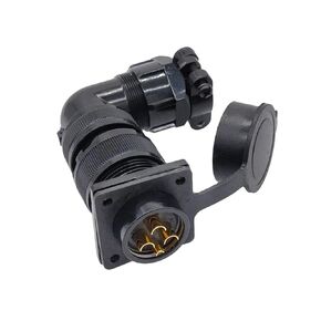 YD28 Connector YD28-15 Servo Motor Socket YD28K4T 4pin 15pin 1Pcs(Black-4 pin Plug) in Saudi Arabia
