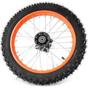 E-Bike Front Wheel Outer Tire Accessories Compatible with Tutto Tutti Soleil 01 Electric Bikes, 60/100-14 Rubber Black in Kuwait