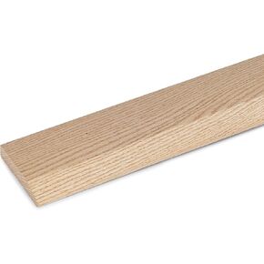 3 1/2 بوصة عرض × 5/8 بوصة ارتفاع نصف عتبة من خشب البلوط غير المكتمل (عتبة المؤخرة) (طول 6 أقدام) in Kuwait