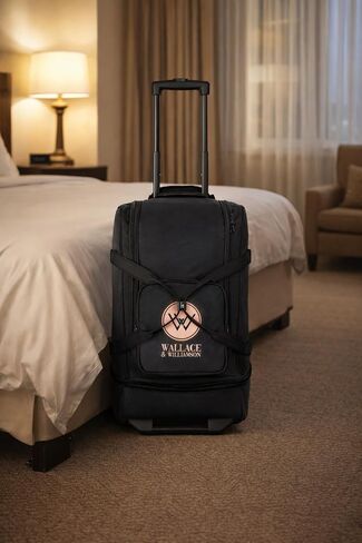 Golf Travel Bag with Wheels – Padded Airline-Approved Golf Club Travel Cover, Heavy-Duty Soft Sided Flight Bag with Reinforced Base & Carry Handles – Fits Full Size Cart & Stand Bags in Saudi Arabia